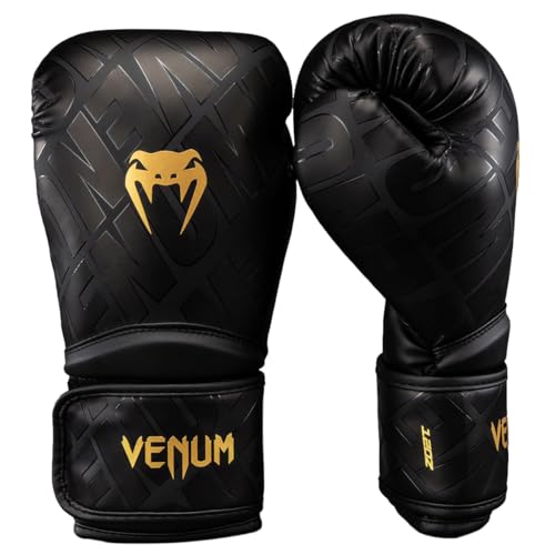 Venum Contender Boxing Gloves - color: Black/Gold, size: 12-Ounce, style: Contender 1.5 XT 3D
