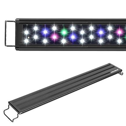 AQUANEAT LED Aquarium Light Full Spectrum for 36 Inch to 44 Inch Fish Tank Light Fresh Water - size: 36"-44"