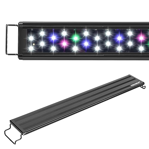 AQUANEAT LED Aquarium Light Full Spectrum for 30 Inch to 38 Inch Fish Tank Light Fresh Water - size: 30"-38"