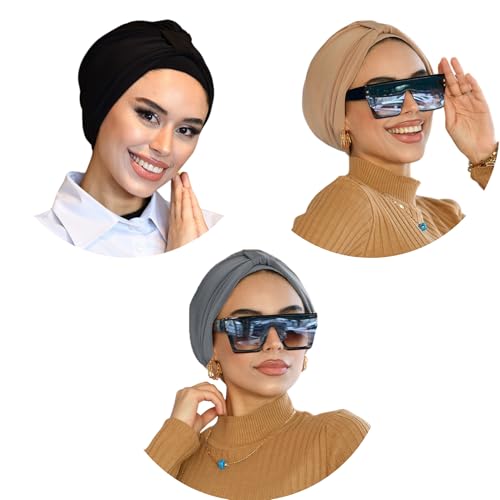 Para Life Turban With Band - Women's Hijab & Hair Wraps - Instant Hijab Cap - color: Assorted-5