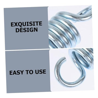 Toyvian 1Set Heavy Duty Hammock Hanging Kit Stainless Steel Swing Hook with Rotatable Bracket Spring Accessories for Easy Setup for Outdoor Swings Heavy Bags