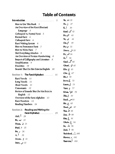 Reading & Writing Farsi (Persian): A Workbook for Self-Study: A Beginner's Guide to the Farsi Script and Language (Free Online Audio & Printable Flash Cards)