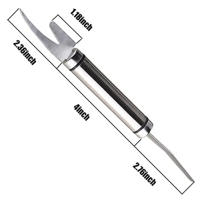 3 PCS Multifunctional Shrimp Peeler, 5 In 1 Multifunctional Shrimp Line Fish Maw Knife,Shrimp Deveiner Tool Shrimp Cleaner