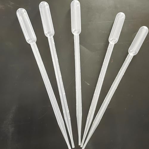 5 Pack Aquarium Test Dropper 5ml Baby Brine Shrimp Eggs Feeder Mini Fish Bowl Fish Feces Transfer Pipettes