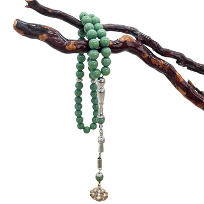[Njdkadey] Exquisite Religious Gift Tasbi Bracelet with 45 Beads Rosary Beads Hand Chain Tasbi Religious Eid Gift Rosary Beads Bracelet
