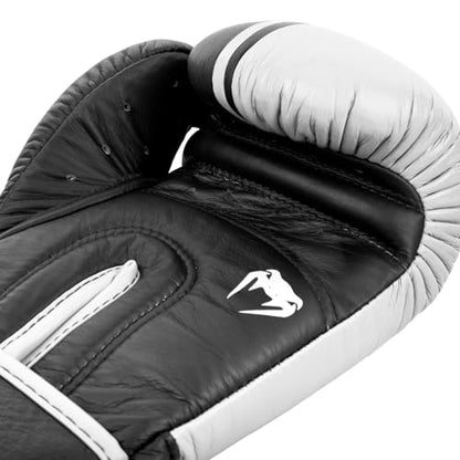 Venum Shield Pro Boxing Gloves - color: Black/White, size: 10oz, style: Hook and Loop