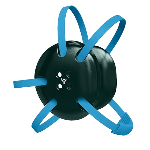 Great Call Athletics Wrestling Classic Headgear Earguard Adult Grappling Head Gear | Adjustable Ear Guards Powder Blue Straps - style: Dark Green w/ Powder Blue Straps