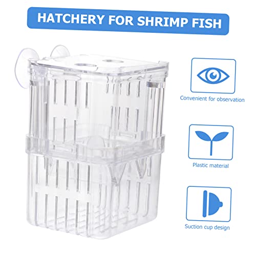 FOMIYES Isolation Box for Aquarium Juvenile Fish Separation Box 3pcs Fish Breeding Box Compact Design Easy to Install
