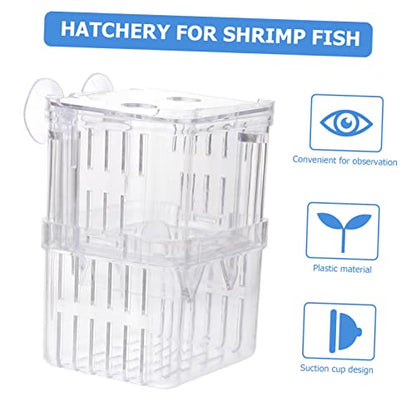 FOMIYES Isolation Box for Aquarium Juvenile Fish Separation Box 3pcs Fish Breeding Box Compact Design Easy to Install