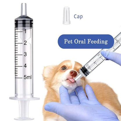 5ml Syringe for Liquid,Syringe Without Needle,Sterile Individually Packed 10pcs. - size: 5ml-10pcs