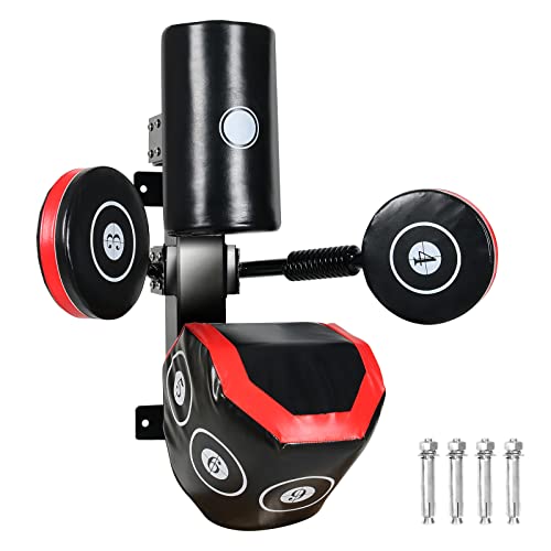 INNOLIFE Multi-Point Sparring Speed Boxing Target Human Battle Target | Practice Target Columns 360° Rebound Shock Absorption Speed Bar, Wall Heavy-Duty Punching Bags