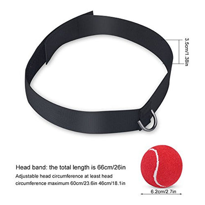 Boxing Fight Ball Reflex, Boxing Ball with Headband Trainer Fitness Equipment Reflex Headband Hand Eye Coordination Accesorios para Entrenar Reflex