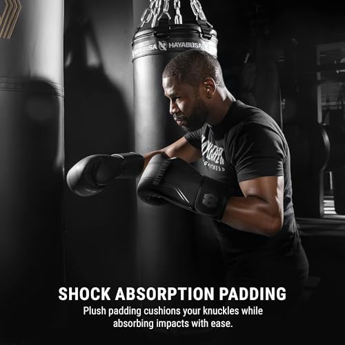 Hayabusa Mayweather Contender Boxing Gloves for Men and Women - color: Black, size: 12oz