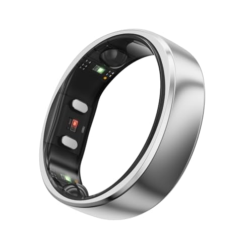 RingConn Gen 2 Smart Ring - Sleep Apnea Monitoring(Silver, Size 10) - color: Future Silver, size: 10