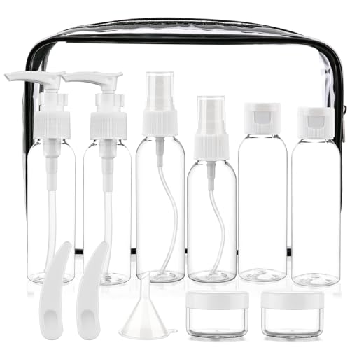 Cosywell 13 Pack 2oz TSA Approved Travel Size Bottles for Toiletries - color: White