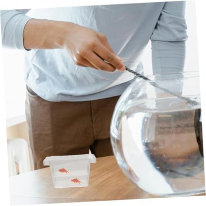 DOITOOL 4pcs Fish Fry Breeding Box Double-Layer Self-Floating Plastic Incubator Aquarium Separator for Betta and Fry Nursery Tank Habitat