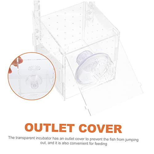 Isolation Box for Fish Transparent Breeding and Incubation Separator for Aquariums Easy to Clean and Store for Fish and Observation
