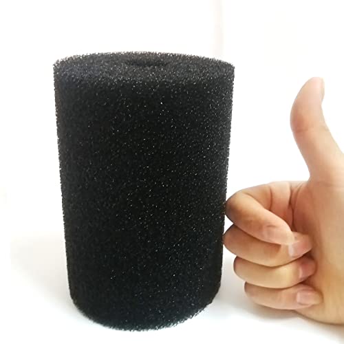 X-Large Foam Filter Sponges for Canister Filters and Aquaclear 70/110 Filters Overflow Filter Box Intake Round Pre-Filter 5.91" x 4.13" - size: 1 Pack