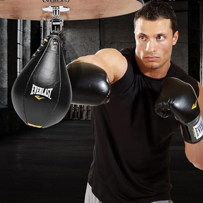 Everlast Speed Punching Bag | Speed Bag for Boxing & MMA | Durable Reflex Training Boxing Bag for Hand Speed, Accuracy & Home Gym Workouts - style: Bag - Powerlock
