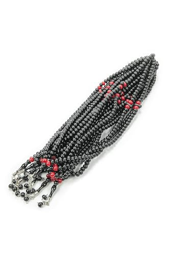 ihvan online, Tasbih Prayer Beads 99, Pack of 10, Muslim Prayer Bead, Islamic Rosary Bead, Dhikr, Tasbeeh Bulk, Misbaha, Masbaha, Tespih, Islamic Gift for Ramadan & Mawlid & Hajj Umrah - color: Black