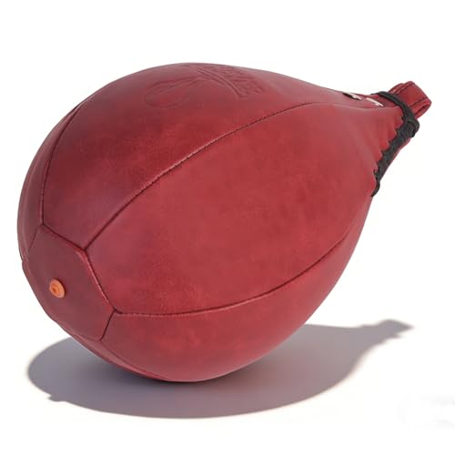 Speed Bag, Speed Punching Bag, Boxing Ball, Punching Dodge Striking Bag for Boxing Training Home Gym Sports Fitness - color: Red