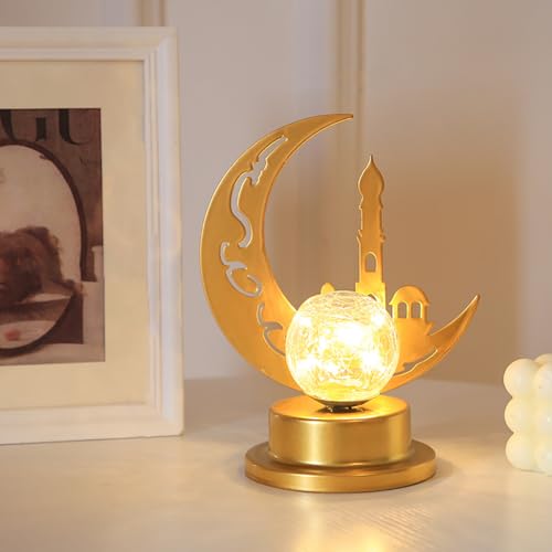 Ramadan Lantern Lights,Ramadan Candle Lantern,Eid Mubarak LED Lamp,Ramadan Hanging Lantern Decorations for Home Style 16 - color: Style 16