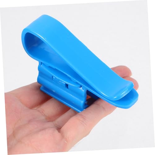 Abaodam 6pcs Aquarium Hose Holder Clips Versatile Plastic Water Pipe Clamps for Fish Tank Maintenance Easy to Install Suitable for Various Pipe - color: Blue