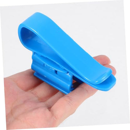 Abaodam 6pcs Aquarium Hose Holder Clips Versatile Plastic Water Pipe Clamps for Fish Tank Maintenance Easy to Install Suitable for Various Pipe - color: Blue