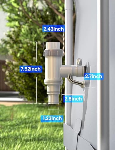 POOLHACKER [ Patented ] Plunger Valve Plus with Pool Hose Adapter and Pool Pipe Holder, Pool Replacement Parts Accessories for Above Ground Pool | Pool Hose Adapter, Pipe Holder, Replacement Pool Fittings, Secure Hose Support, Easy Installation, Pool Pump