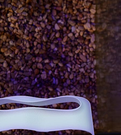 Chatelet REEFSHAPE - Abstract Aquarium Viewing Tunnel | Wavy Design Fish and Shrimp Hideout | Under-Substrate Tunnel | Made in USA (White) - color: White