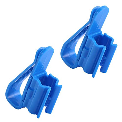 Water Pipe Clip Plastic Hose Holder Adjustable Tube Clamp for 8mm to 16mm Hose 2 Pack Fish Tank Water Change Clip for Bucket Aquarium Mount