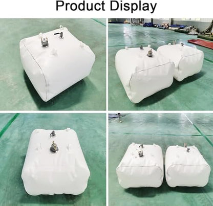 Fuel Bladder Outdoor Petrol Storage Bag, Foldable Transfer Tank Emergency Tanks for Boating Yachting Sailing Ferrying Marine Cruising Trips Motor Sport Racing(1 * 1 * 0.55m/500L/132gallon) - size: 1 x 1 x 0.55 m (500 L)