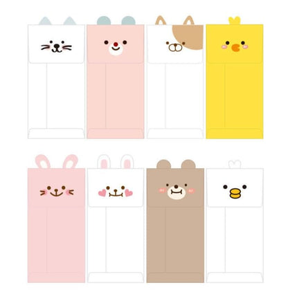 8 Pcs Money Envelopes Cash Envelopes, 8 Designs, 3.35 x 6.77 Inch (Cute Animal) - style: Cute Animal