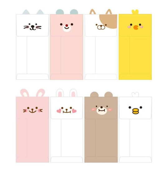 8 Pcs Money Envelopes Cash Envelopes, 8 Designs, 3.35 x 6.77 Inch (Cute Animal) - style: Cute Animal