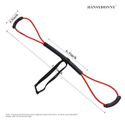 𝐇𝐀𝐍𝐒𝐘𝐃𝐎𝐍𝐍𝐘 Boxing Resistance Bands for Explosive Strength and Speed Training - Enhance Your Boxing Skills Anywhere, Anytime - color: Red2.0(20LB)