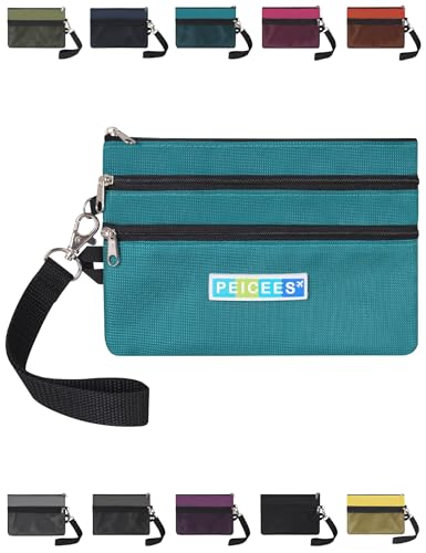 Peicees World Travel Essentials Currency and Passport Organizers Cash Cards Tickets Holder RFID Blocking Wallet, Lake Blue - color: Lake Blue