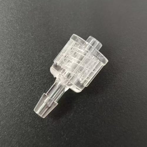 Moveable Male Luer Lock Connector × Hose Barbed Adapter for Laboratory Biochemical Analytical Instruments Food Machinery 50PC/PK (for 1/8'' Hose ID, PC) - size: for 1/8'' Hose ID, PC