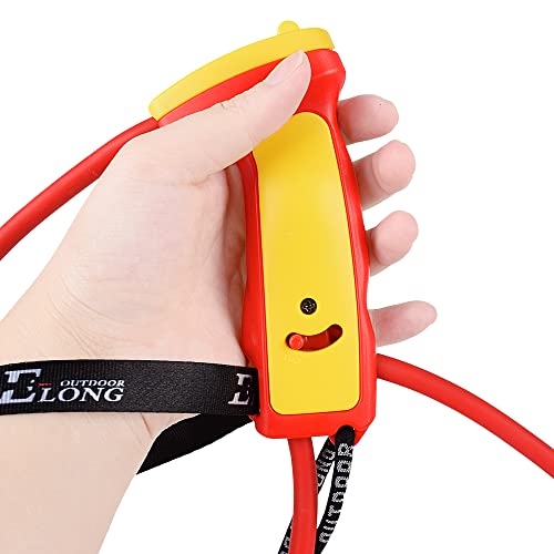 Archery Bow Trainer Draw Training Aid Device Strength Stretch Band Exerciser for Recurve Bow Compound Shooting Youth Adults Beginner Portable Bow Riser Handle - color: Yellow