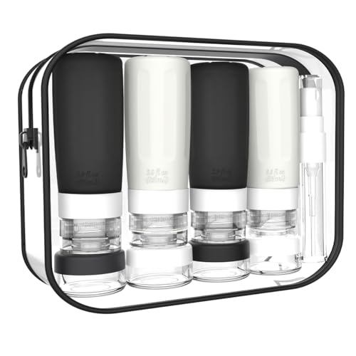 vodvob TSA Approved Travel Bottles Set, 16 Pack Leak Proof Silicone Refillable Containers for Toiletries, Perfect for Shampoo, Conditioner, Lotion & Travel Essentials (tz-4) - color: tz-4