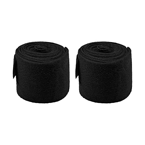 Boxing Hand Wraps Perfect Elastic Stretch Inner Boxing Gloves for Men & Women Boxing Handwraps Bandages Hand Protection Martial Arts Fighting Muay Thai Sanda for Men & Women (Pair) - color: Black