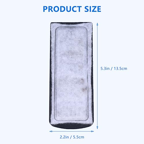 Watris Veiyi Fish Tank Filter Cartridge, Aquarium Filter Cotton Replacement | 6Pcs Wall Mounted Filter Accessory Cartridge Carbon Supplies, 5.3x2.2in