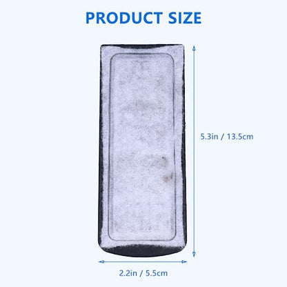 Watris Veiyi Fish Tank Filter Cartridge, Aquarium Filter Cotton Replacement | 6Pcs Wall Mounted Filter Accessory Cartridge Carbon Supplies, 5.3x2.2in