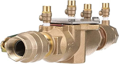 Watts LF007 Series 2" Lead-Free Bronze Double Check Valve Backflow Preventer Assembly, Quarter Turn Shutoff, Single Top Entry, NPT Connections, Modular Design - size: 2 Inch, style: Old Model (no freeze sensor)
