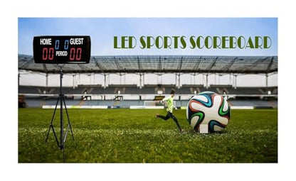 Digital Timer, Electronic Scoreboard Basketball & Timer Shot Portable Tabletop Wall Mount Digital with App Control Aluminum LED for Football,for Home Gym