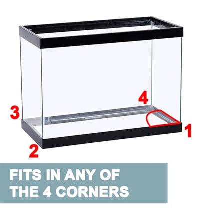 Corner Shrimp Guard to Prevent Predator Fish. Ultimate Breeding Protection for Shrimp in Betta Tank. Enhance Tank Harmony, 3.5" Diameter