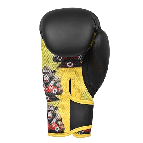 Boxing Gloves 6oz | Boxing Gloves for Kickboxing Muay Thai MMA | Bag Gloves for Punching Bag - color: Monkey Bl