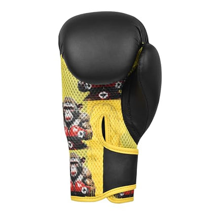 Boxing Gloves 6oz | Boxing Gloves for Kickboxing Muay Thai MMA | Bag Gloves for Punching Bag - color: Monkey Bl