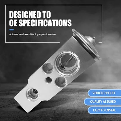 Car A/C Expansion Valve, Metallic Anti-Wear Steam Engine Air Conditioning Valve, A/C System Repair Accessories,80213-TF0-G01、80211-TP5-H11、80221TZ3A41 for Lexus、Jaguar Land Rover、Honda、Toyota、Suzuki