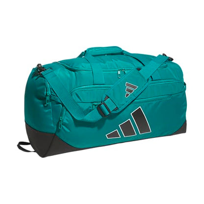 adidas Defender 5 Duffel Bag for Sports, Gym and Travel, EQT Green/Black, OSFA - color: EQT Green/Black, style: Medium (59l)