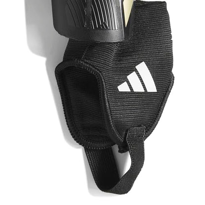 adidas Kids' Tiro Match Soccer Shin Guards - color: Black/Gold Metallic/White, size: Medium